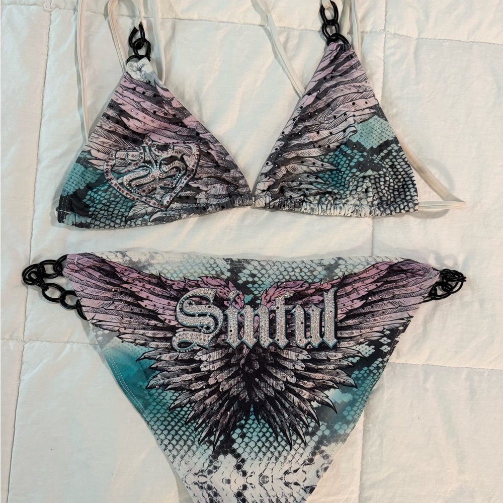 Sinful by Affliction Sulfur Chain Bikini